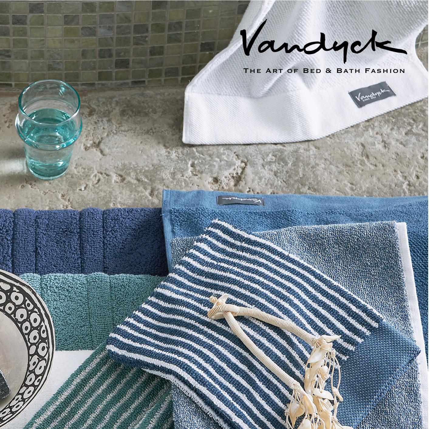 Vandyck Home Mouline Vintage Blue