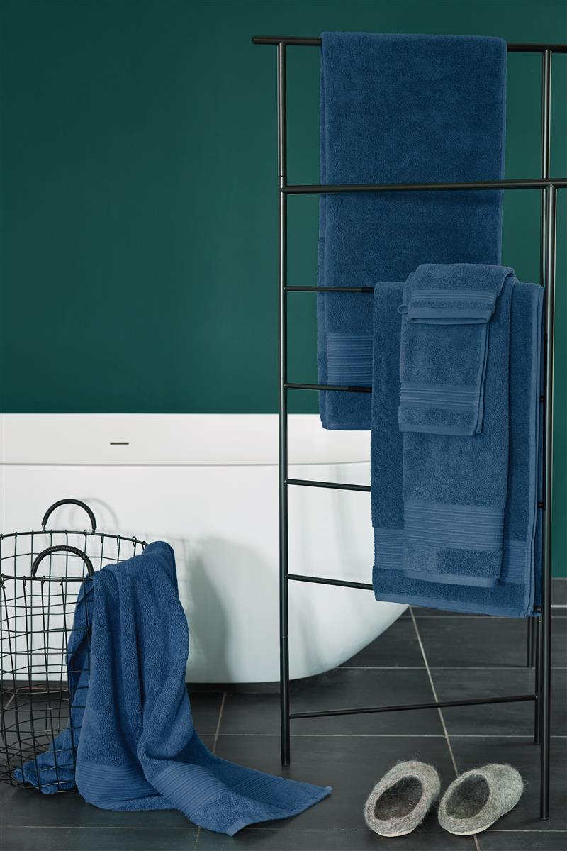 Beddinghouse Badgoed Sheer Dark Blue