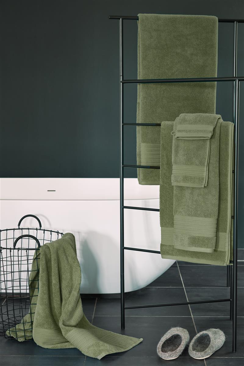 Beddinghouse Badgoed Sheer Olive Green