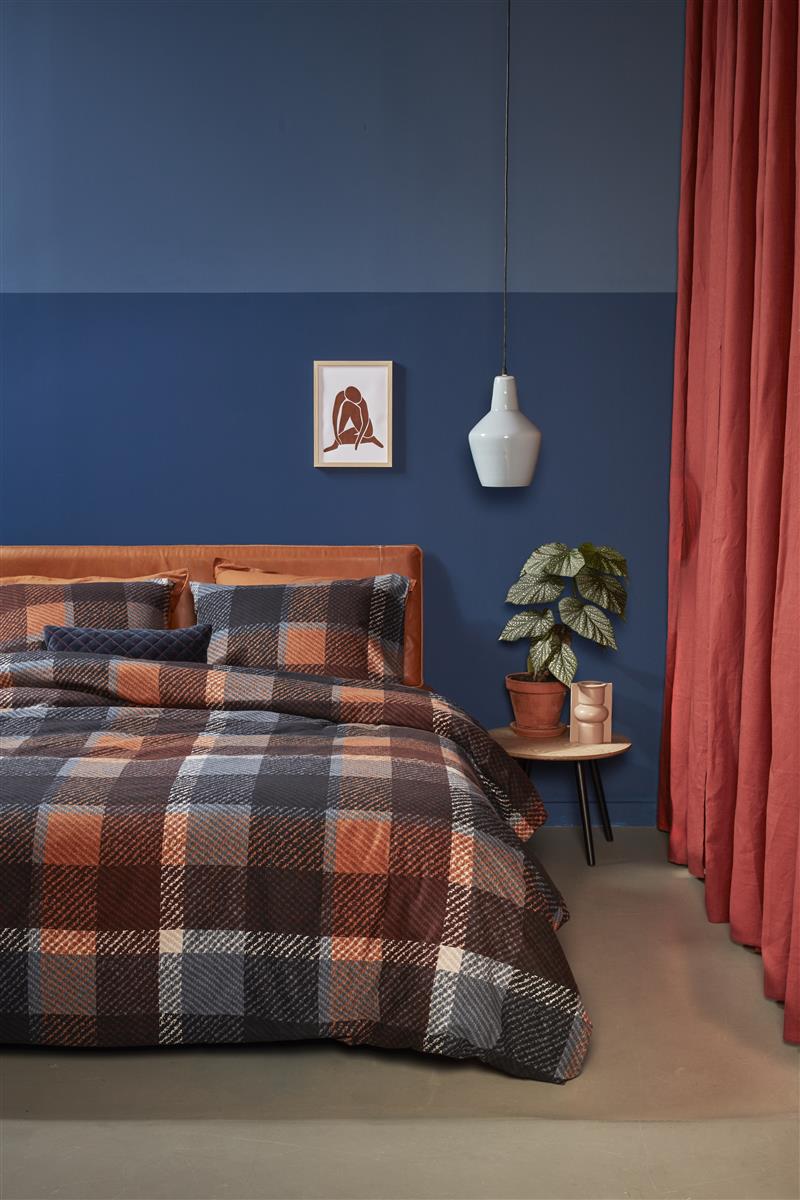 Beddinghouse Dekbedovertrek Flanel Marnix Blue