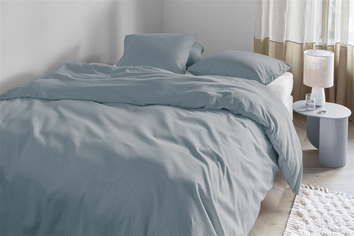 Beddinghouse Dekbedovertrek Summer Blue Grey