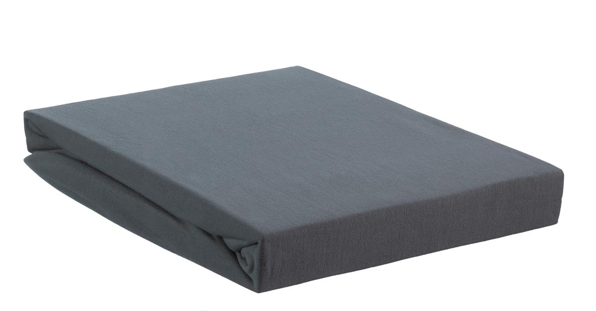 Beddinghouse Hoeslaken Jersey Stretch topper 220 gr Cool Grey