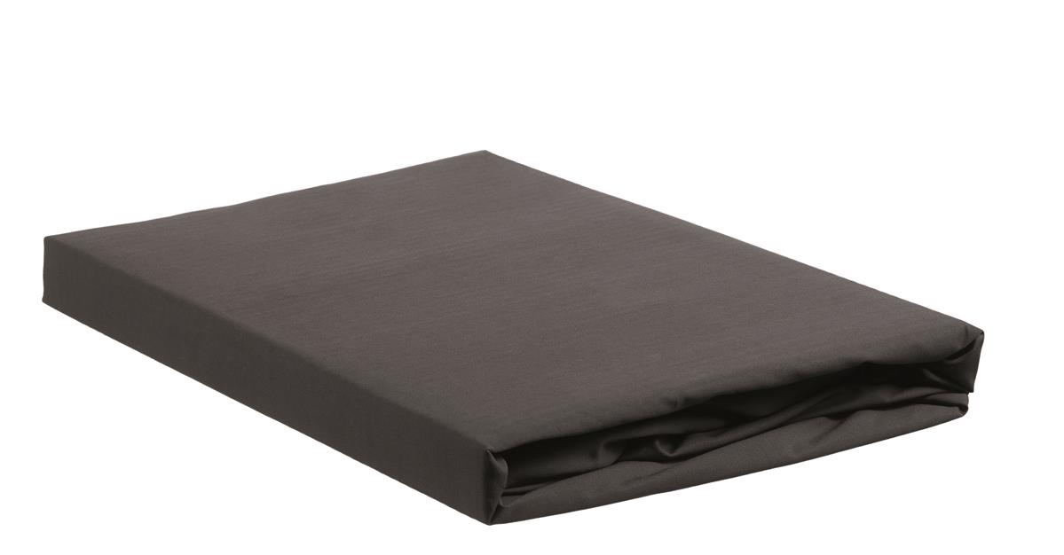 Beddinghouse Hoeslaken Perkal topper Anthracite