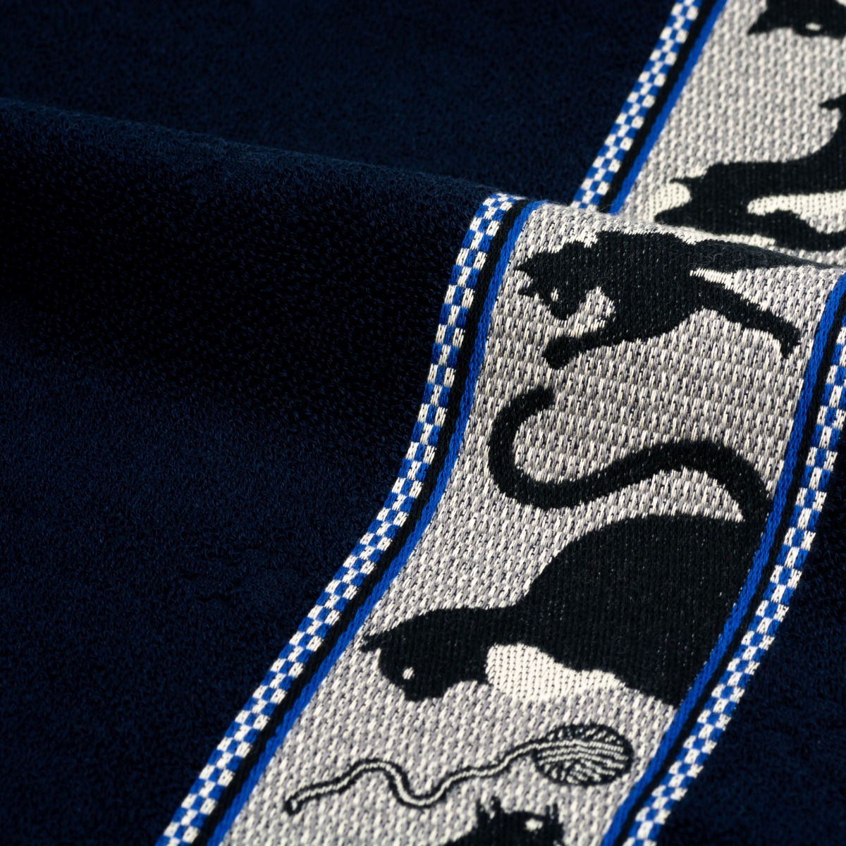 Bunzlau Castle Keukendoek Cats Dark Blue