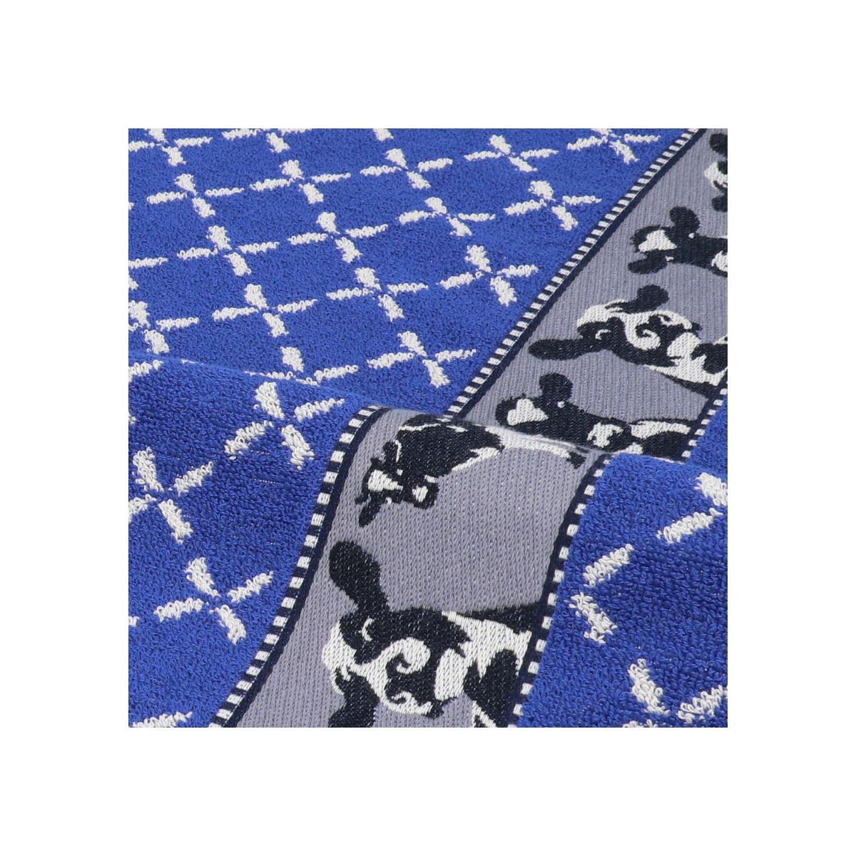 Bunzlau Castle Keukendoek Cows Royal Blue
