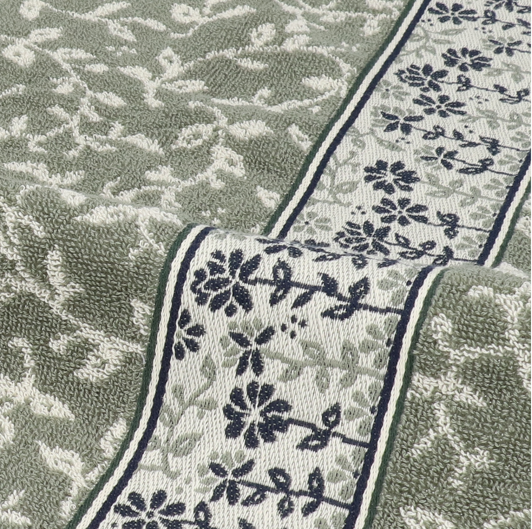 Bunzlau Castle Keukendoek Daydream Dark Green GOTS