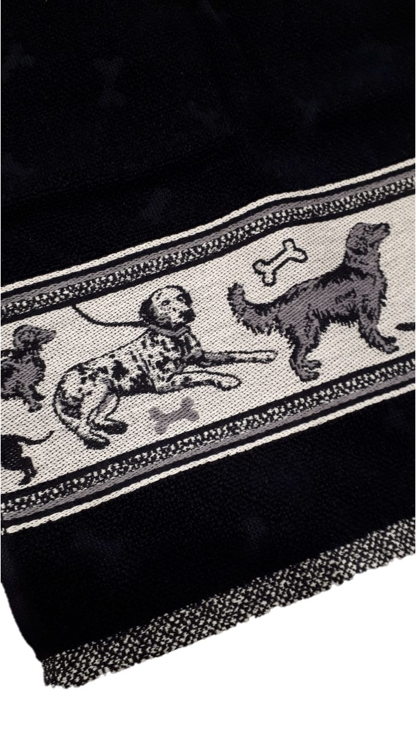 Bunzlau Castle Keukendoek Dog Black