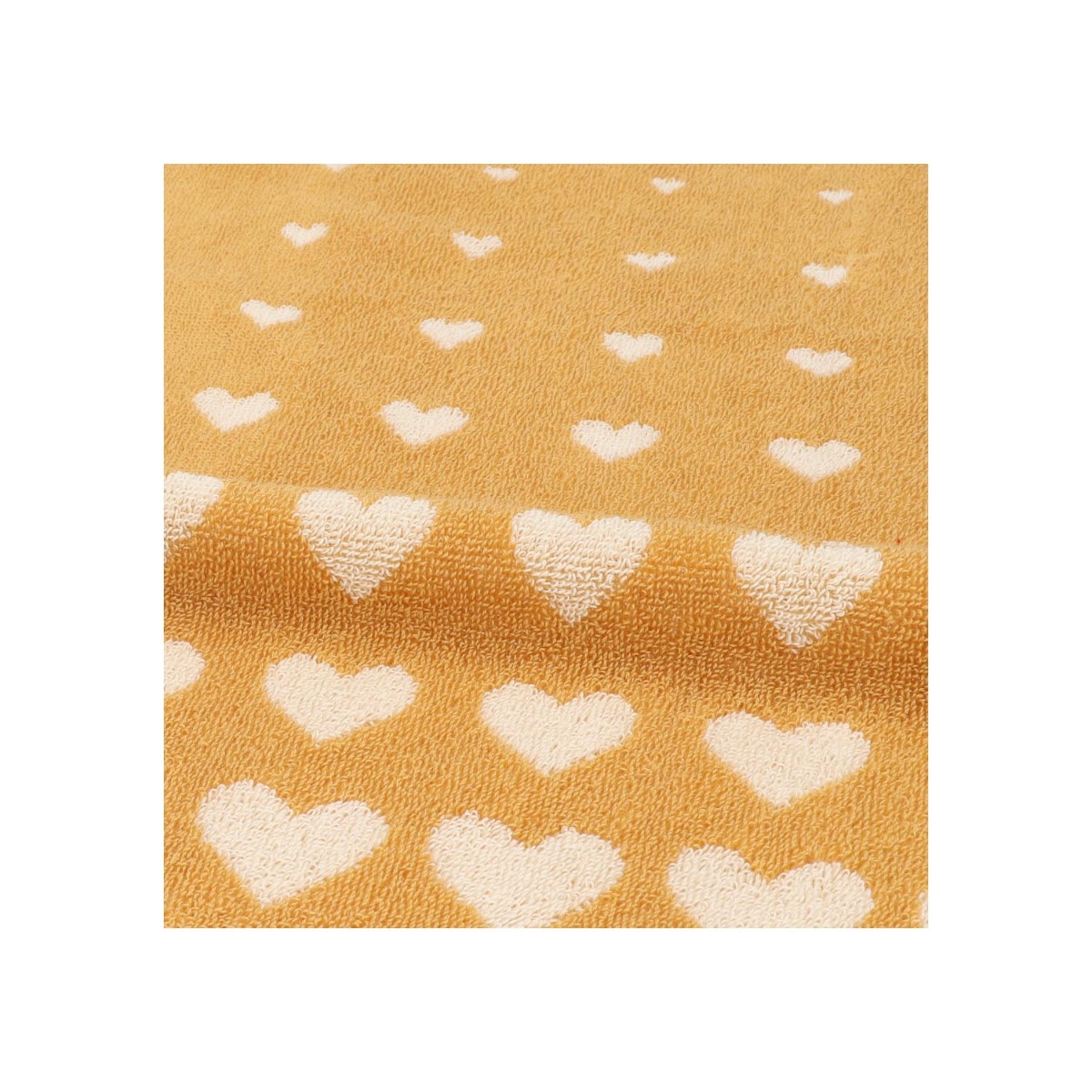 Bunzlau Castle Keukendoek Hearts Yellow