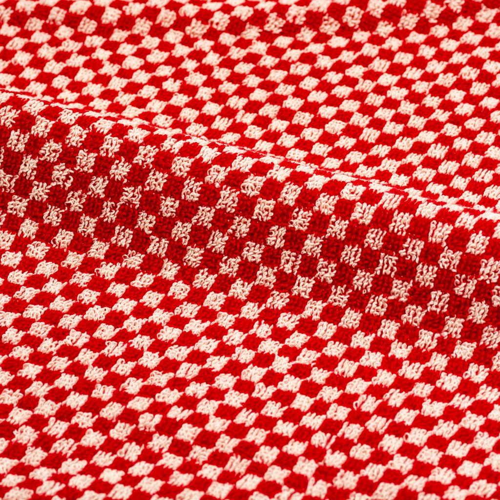 Bunzlau Castle Keukendoek Small Check Red