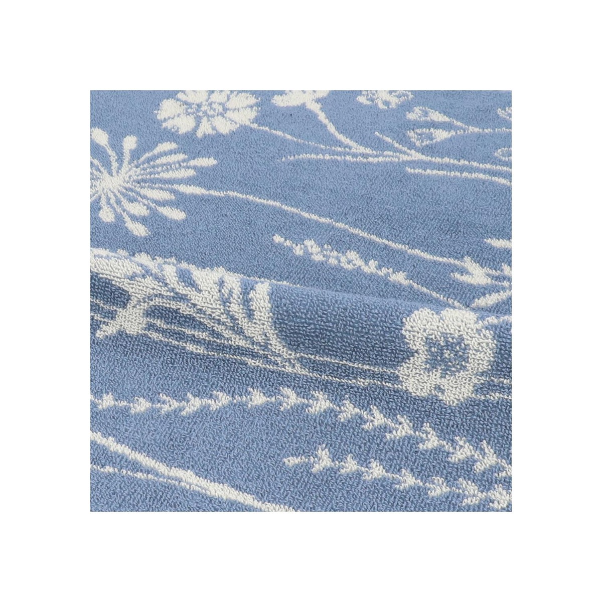 Bunzlau Castle Keukendoek Wild Flowers Grey-Blue