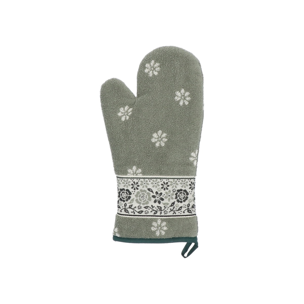 Bunzlau Castle Ovenwant CE Belle Fleur Dark Green