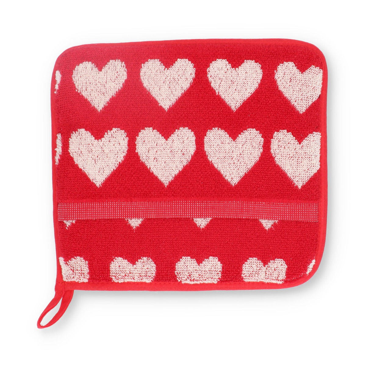 Bunzlau Castle Pannenlap CE Hearts Red