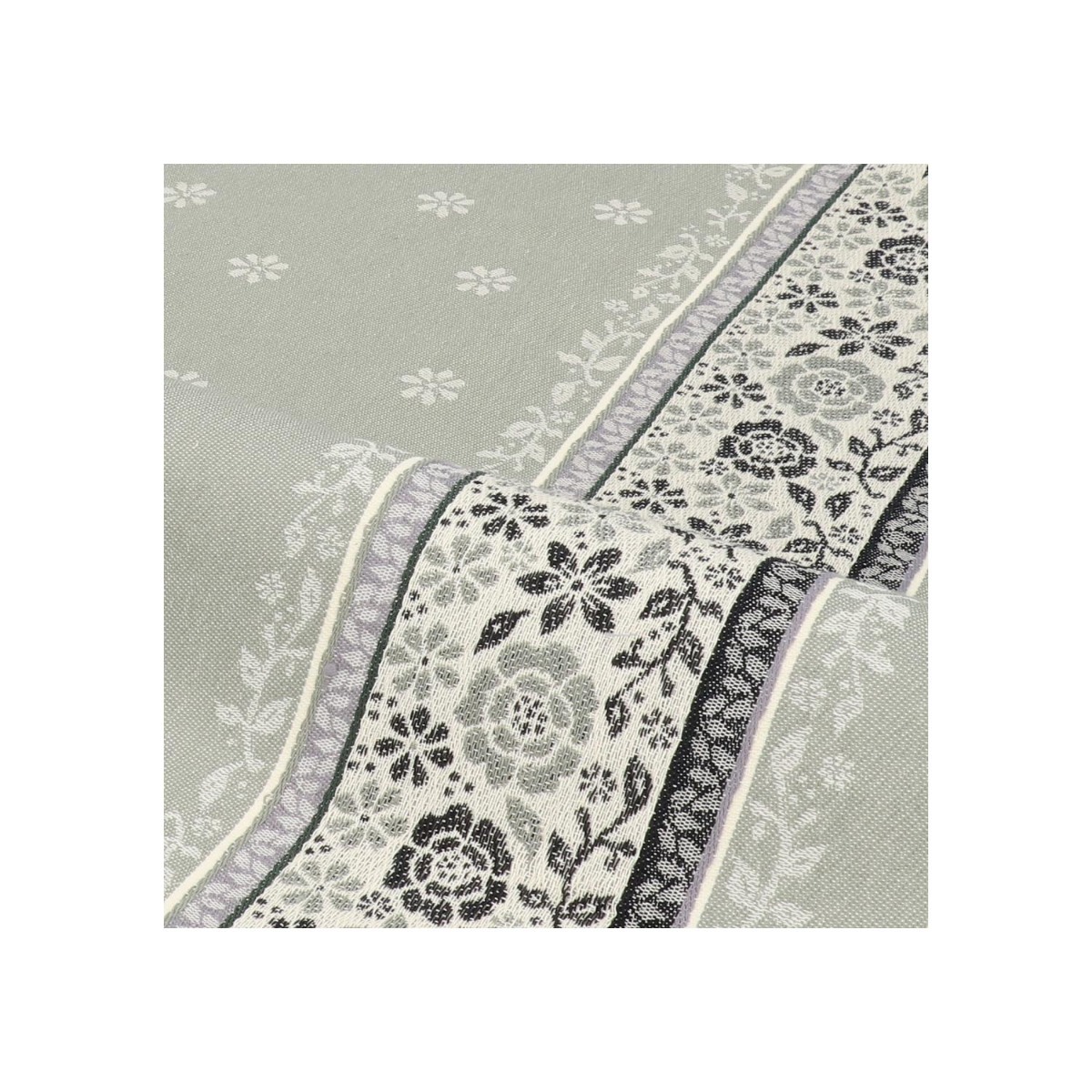 Bunzlau Castle Theedoek Belle Fleur Dark Green