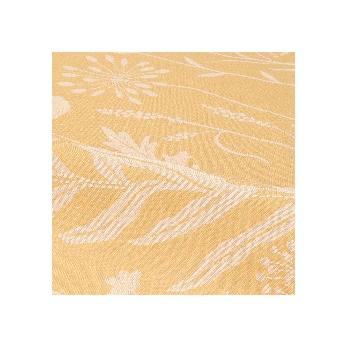 Bunzlau Castle Theedoek Wild Flowers Yellow GOTS