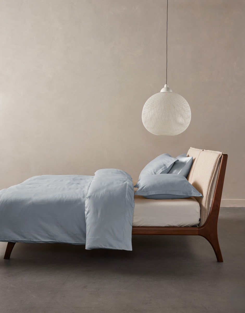 Essenza Kapselsloop 100% Zijde Alice Zen Blue 60x70