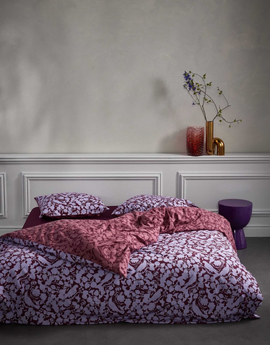 Essenza Dekbedovertrek Flanel Rosie Purple Heather