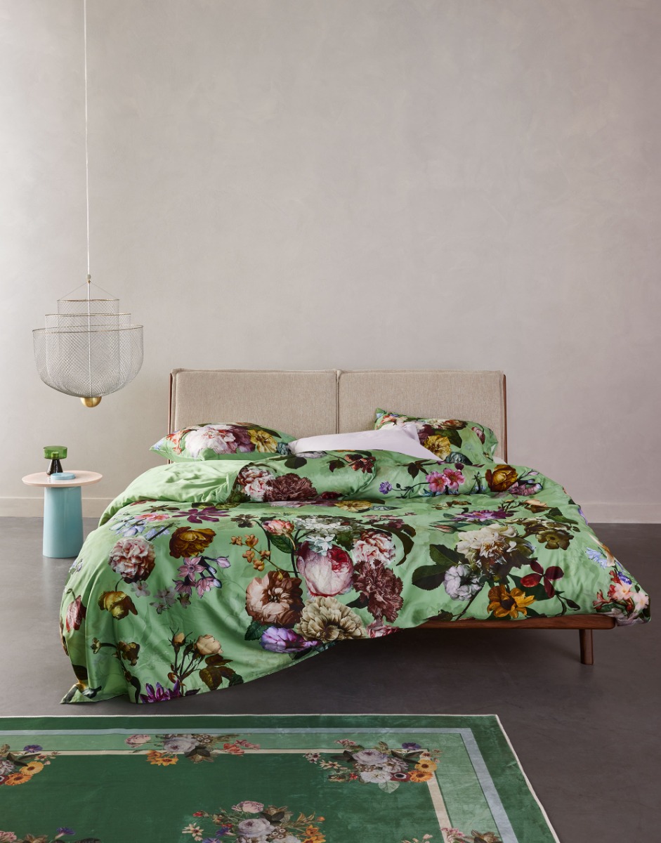 Essenza Dekbedovertrek Fleur Quiet Green