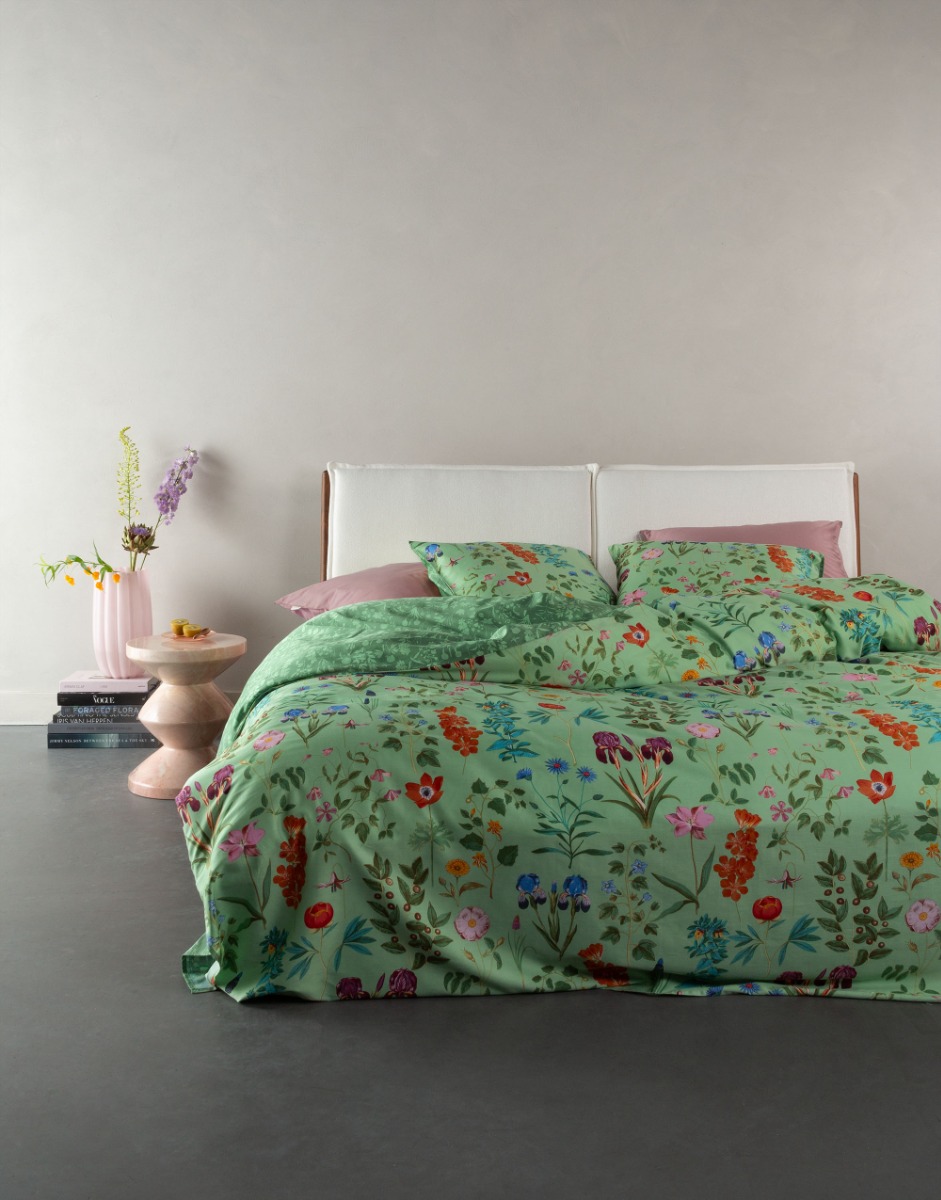 Essenza Dekbedovertrek Marigold Quiet Green