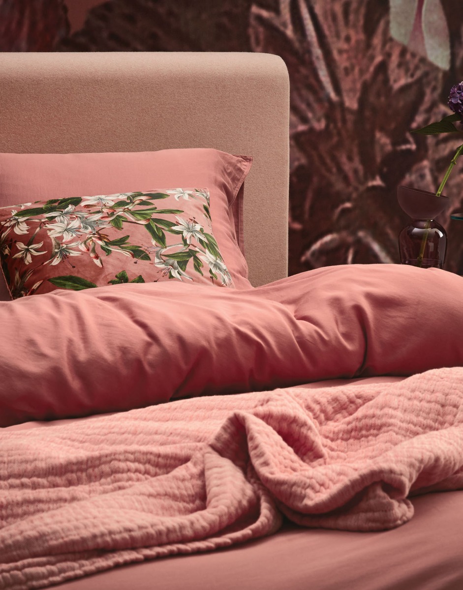 Essenza Dekbedovertrek Minte Dusty Rose