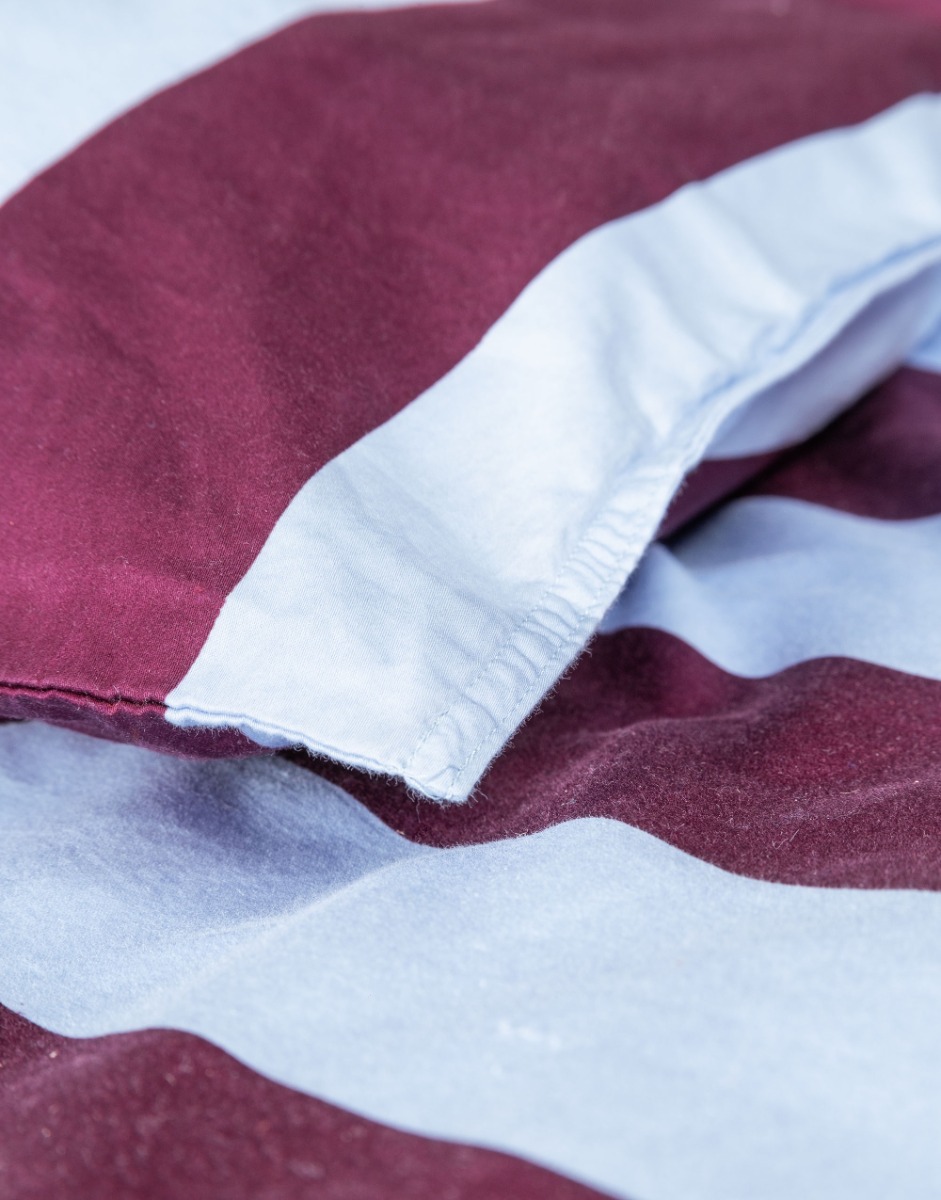 Essenza Kussensloop Minte Stripe Mauve Wine Ice Blue 60x70