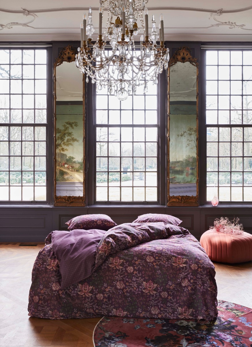 Essenza Dekbedovertrek Ophelia Plum Wine
