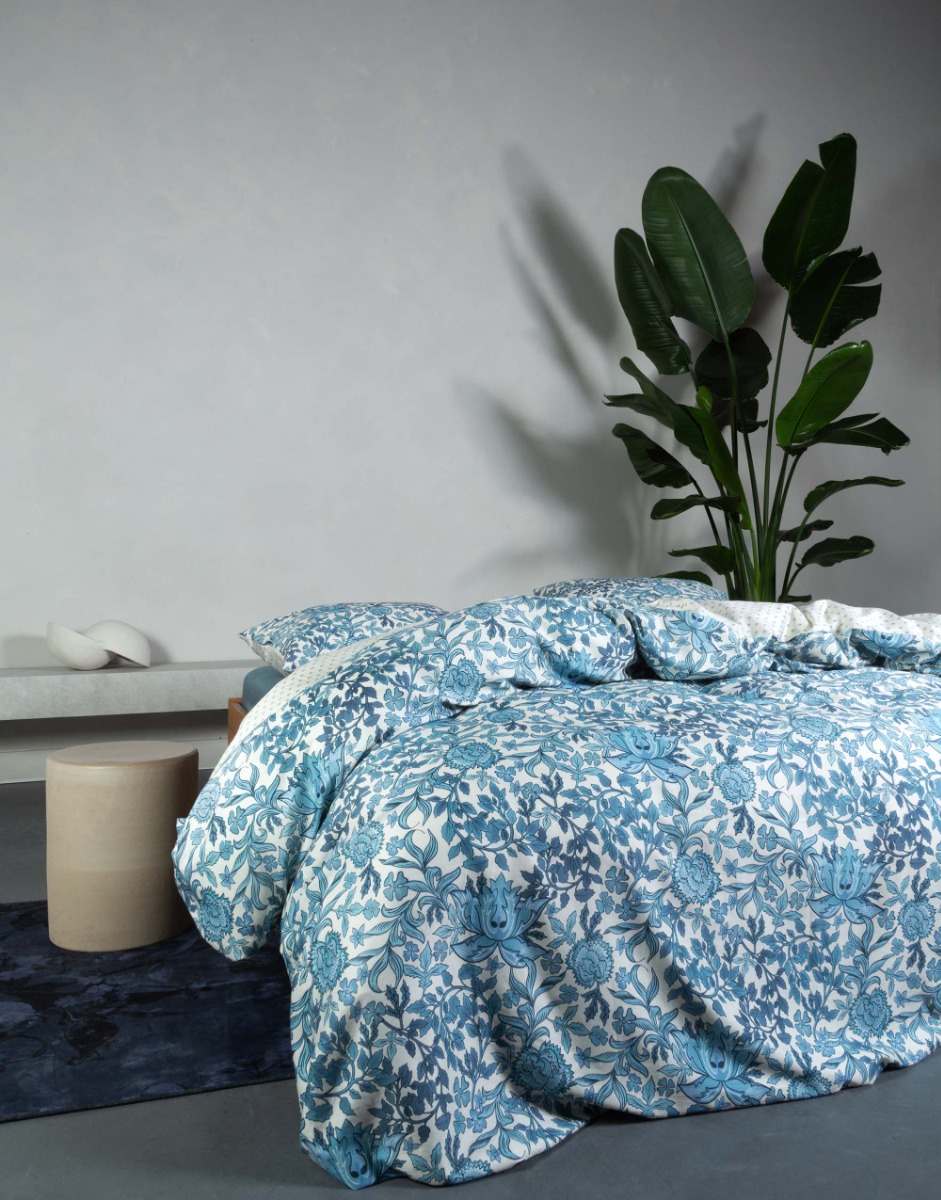 Essenza Dekbedovertrek Ophelia Smoke Blue