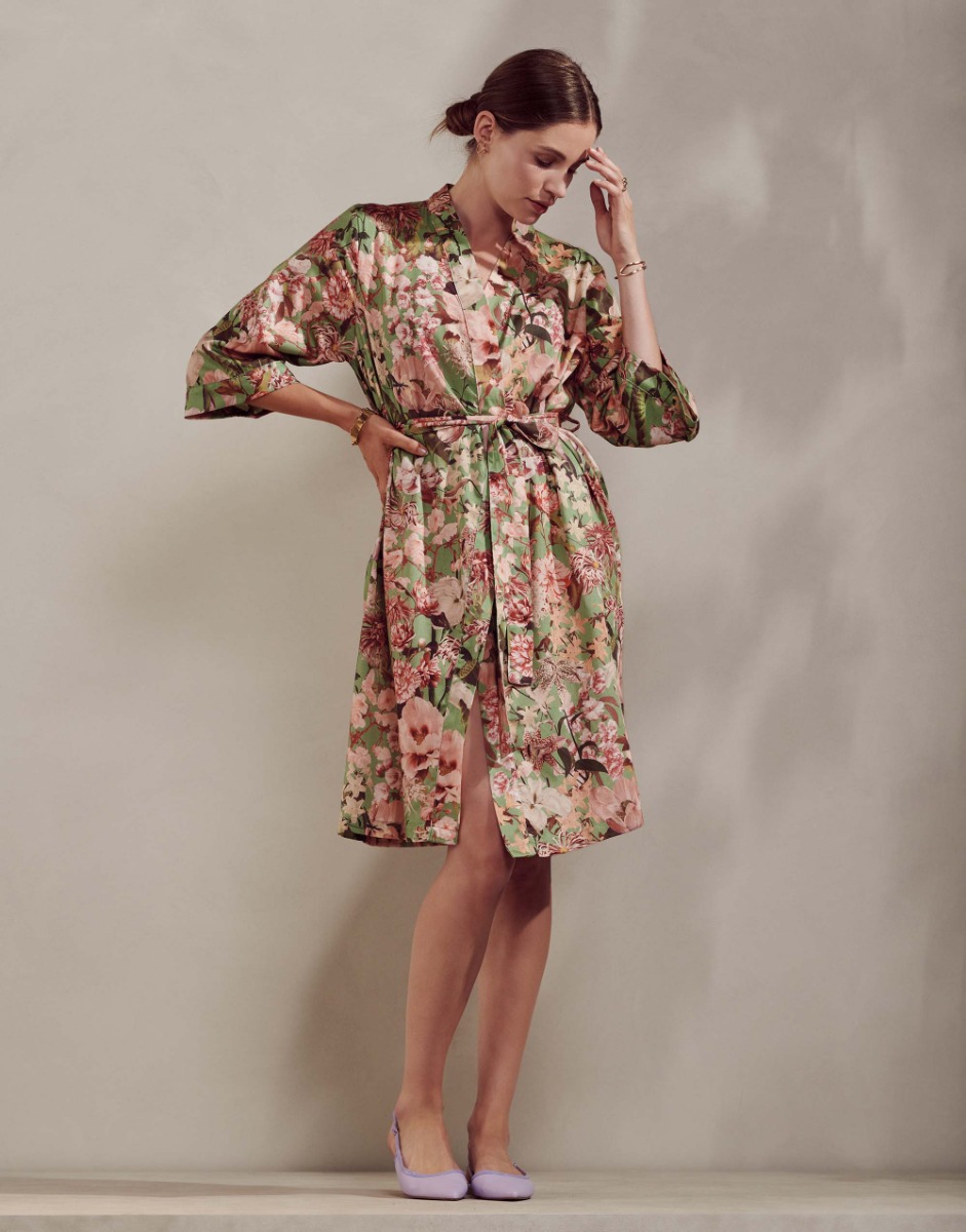 Essenza Kimono Sarai Noleste Greenish