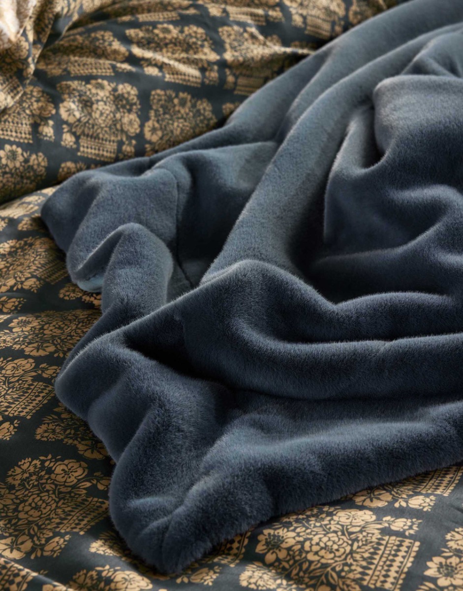 Essenza Nekrol Kussen Furry Stormy Grey 22x50