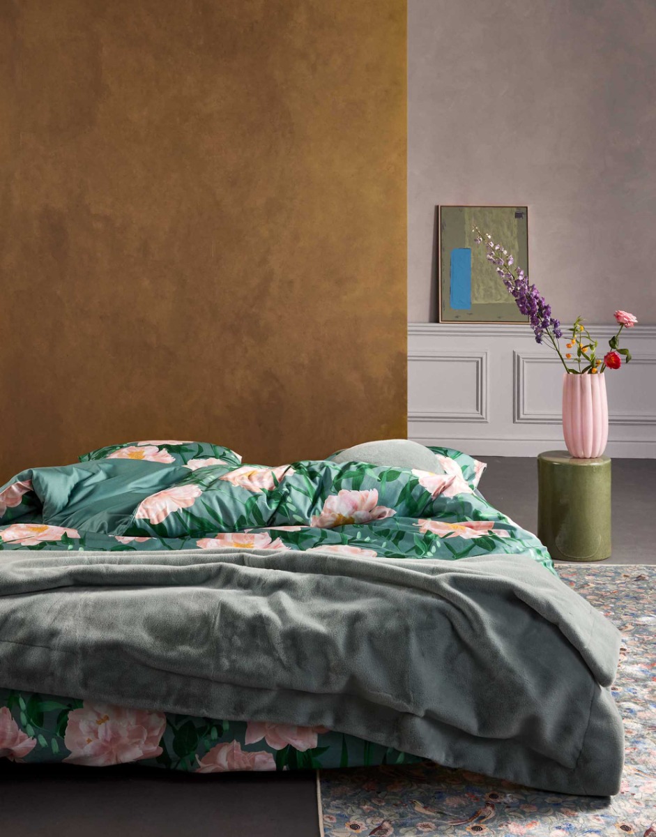 Essenza Sierkussen Furry Surf Green 50x50