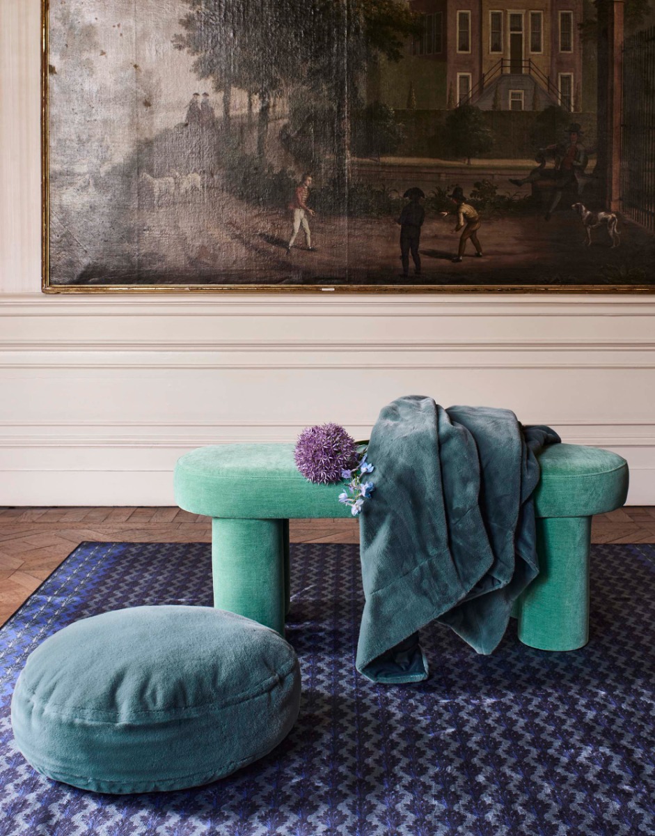 Essenza Sierkussen Mads Furry Reef Green