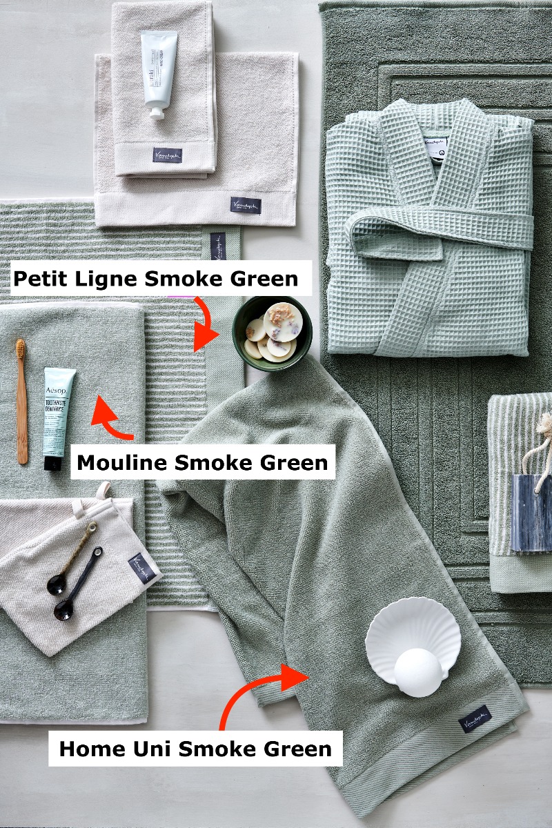 Vandyck Home Petit Ligne Smoke Green