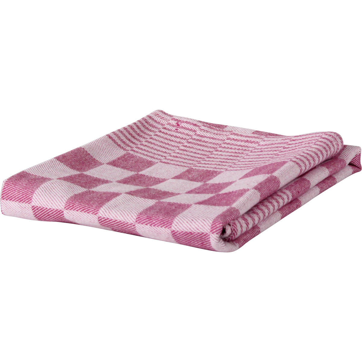 Theedoek Horeca Pompdoek Red/Pink