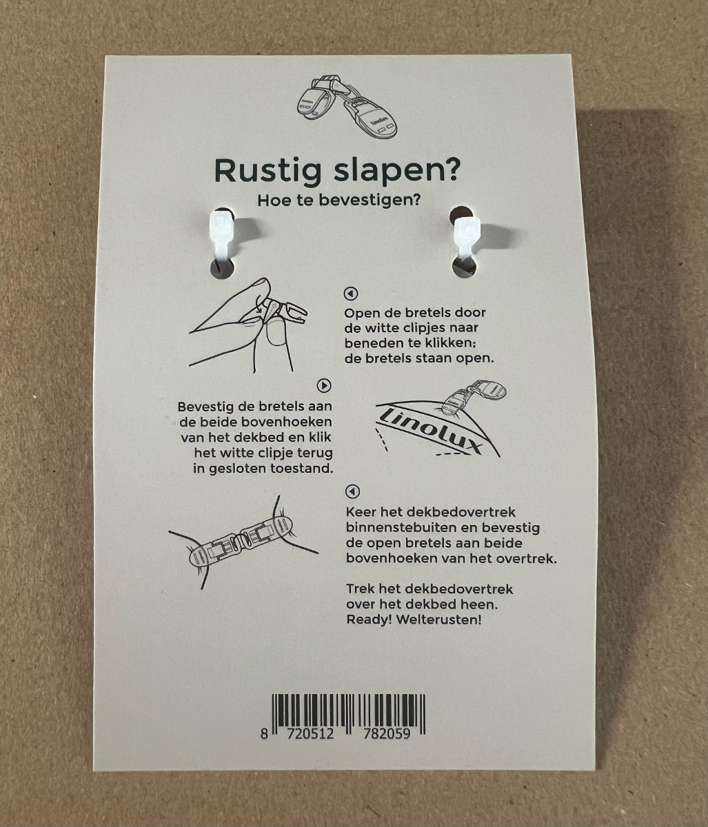Linolux Dekbedbretels 2 stuks
