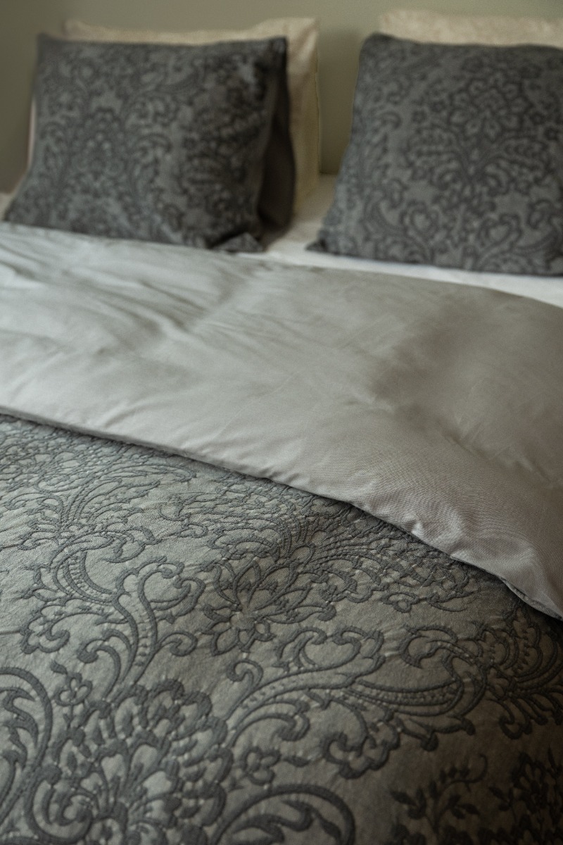 Linolux Dekbedovertrek Barok Anthracite