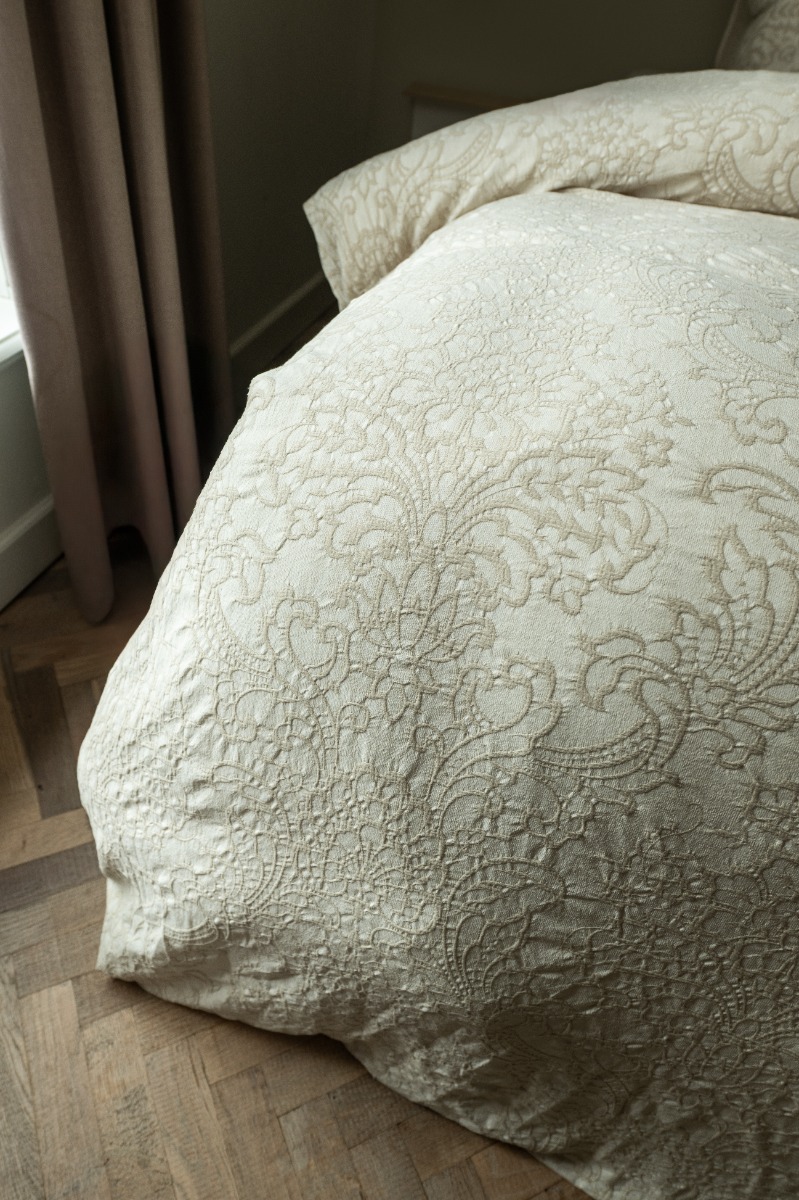 Linolux Dekbedovertrek Barok Sand