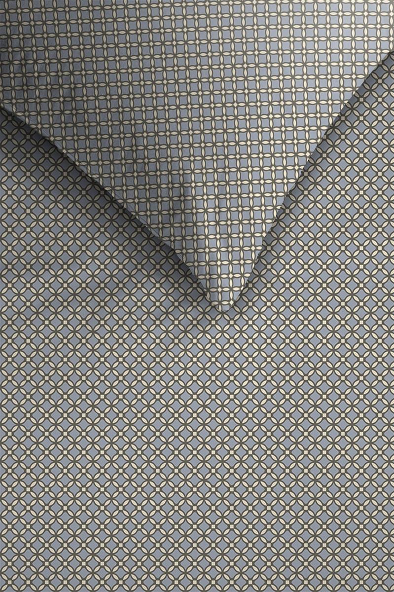 Linolux Dekbedovertrek Stine Blue Grey