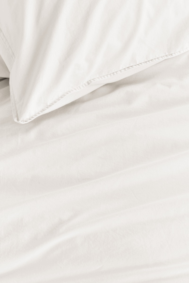 Linolux Kussensloop Washed Cotton White 60x70