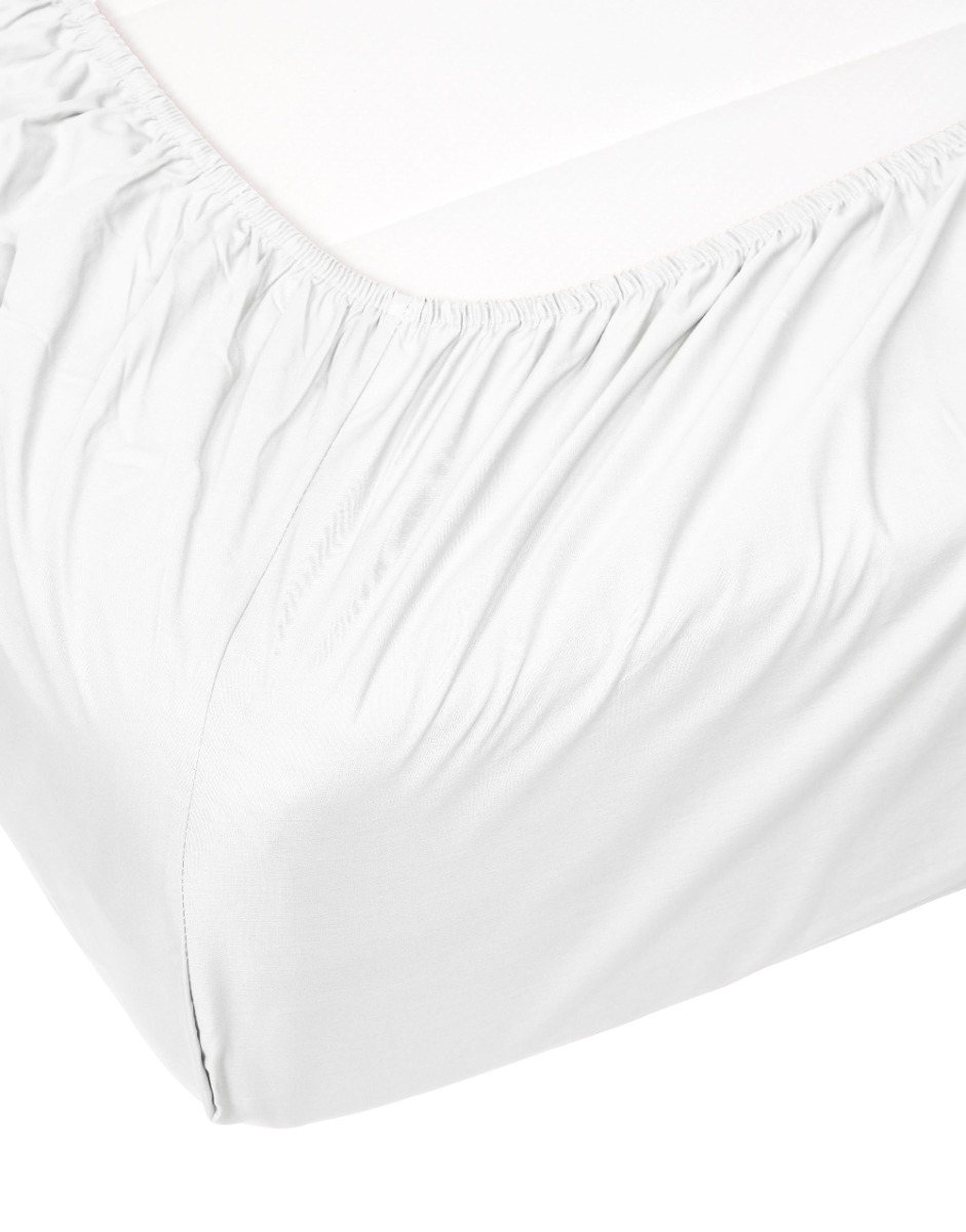 Linolux Hoeslaken 400 count Satijn White