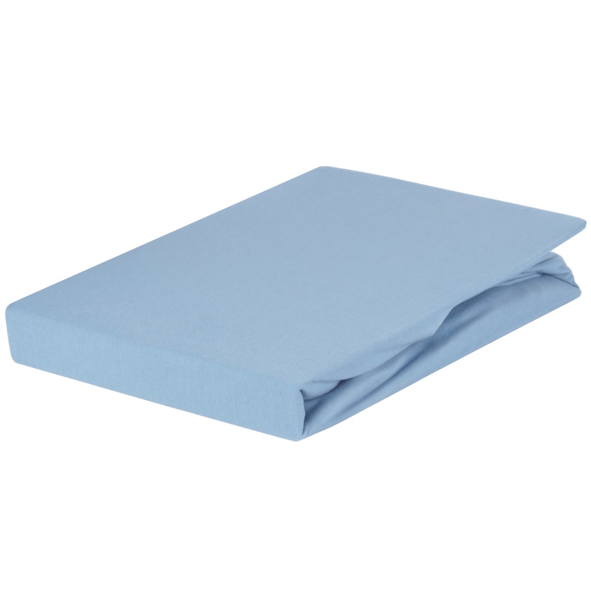 Linolux Hoeslaken Jersey Excellent Light Blue