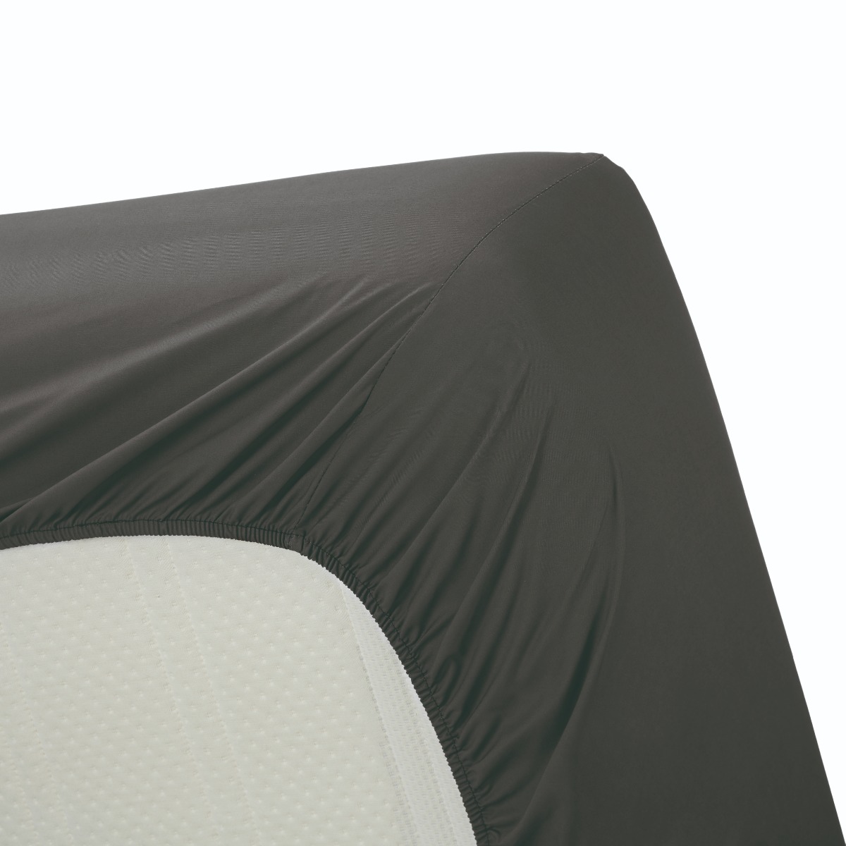 Linolux Hoeslaken Katoen Perkal Anthracite
