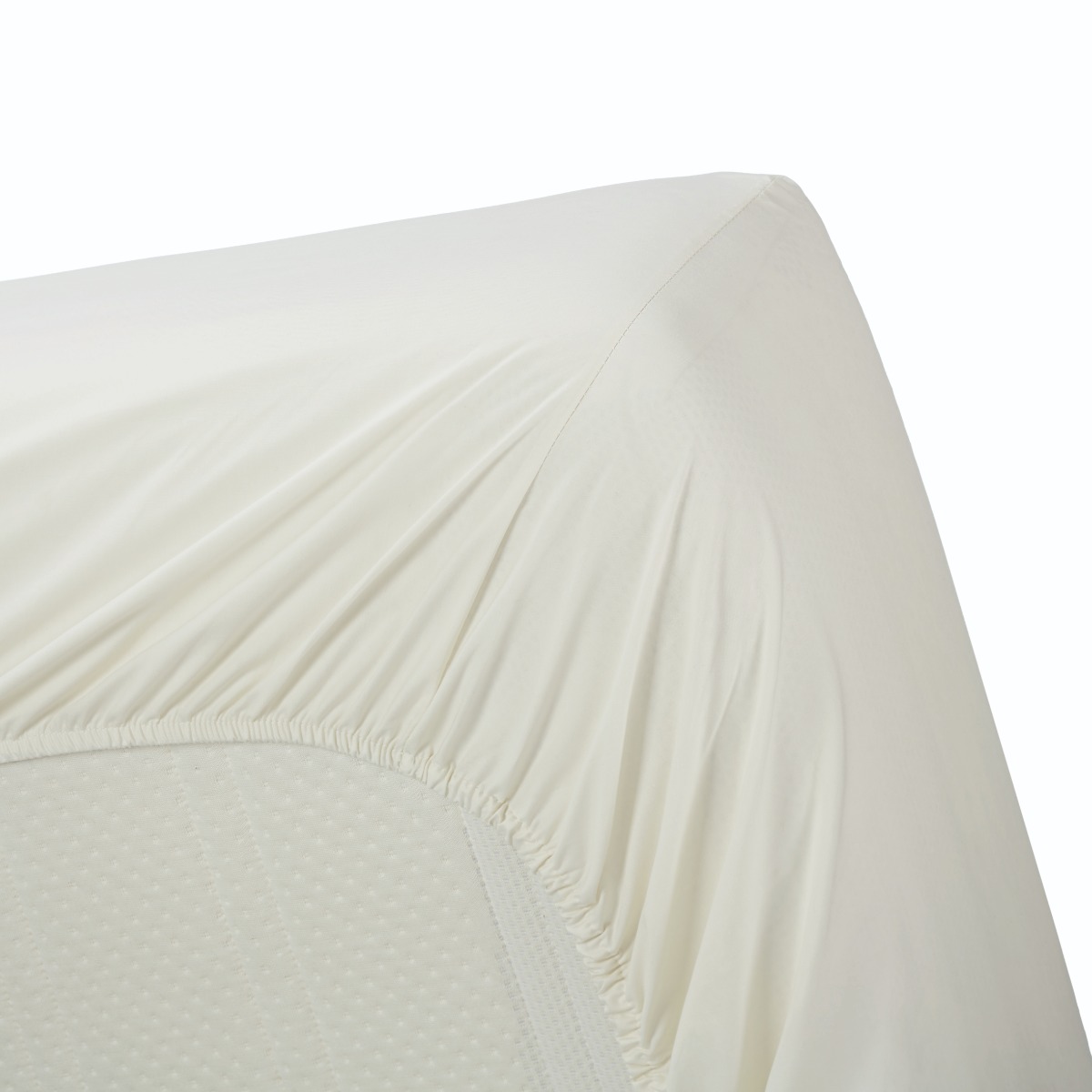 Linolux Hoeslaken Katoen Perkal Offwhite