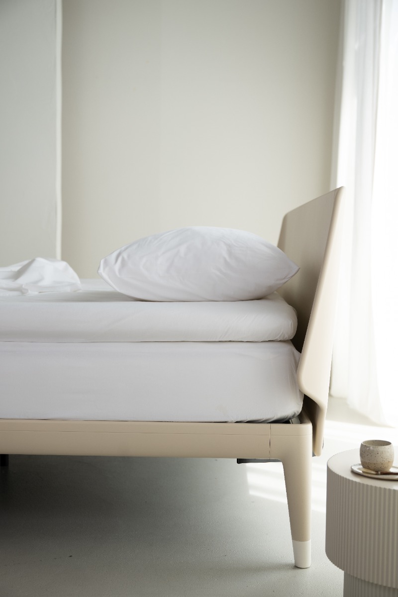 Linolux Hoeslaken Perkal topper White