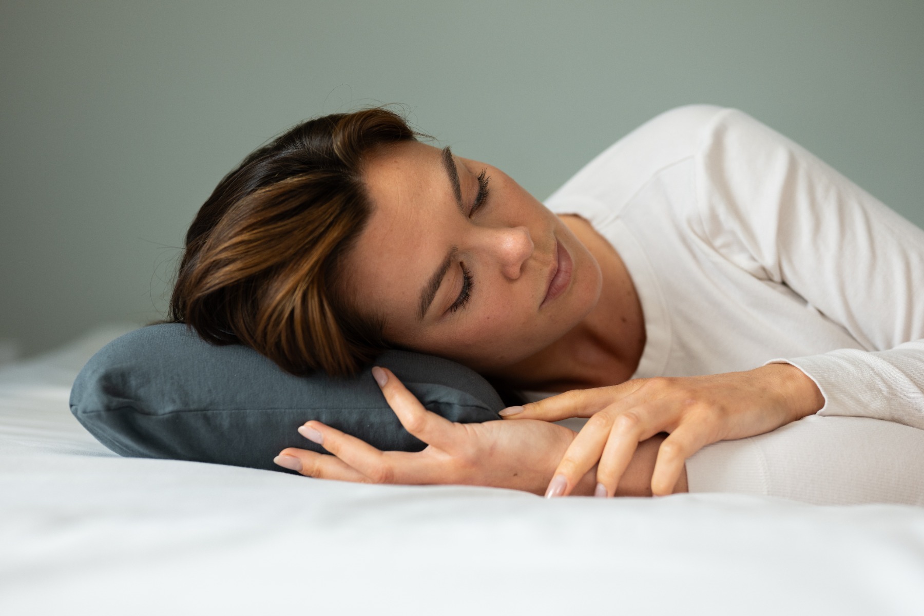 Linolux Kussensloop Reiskussen Jersey Elastan Anthracite