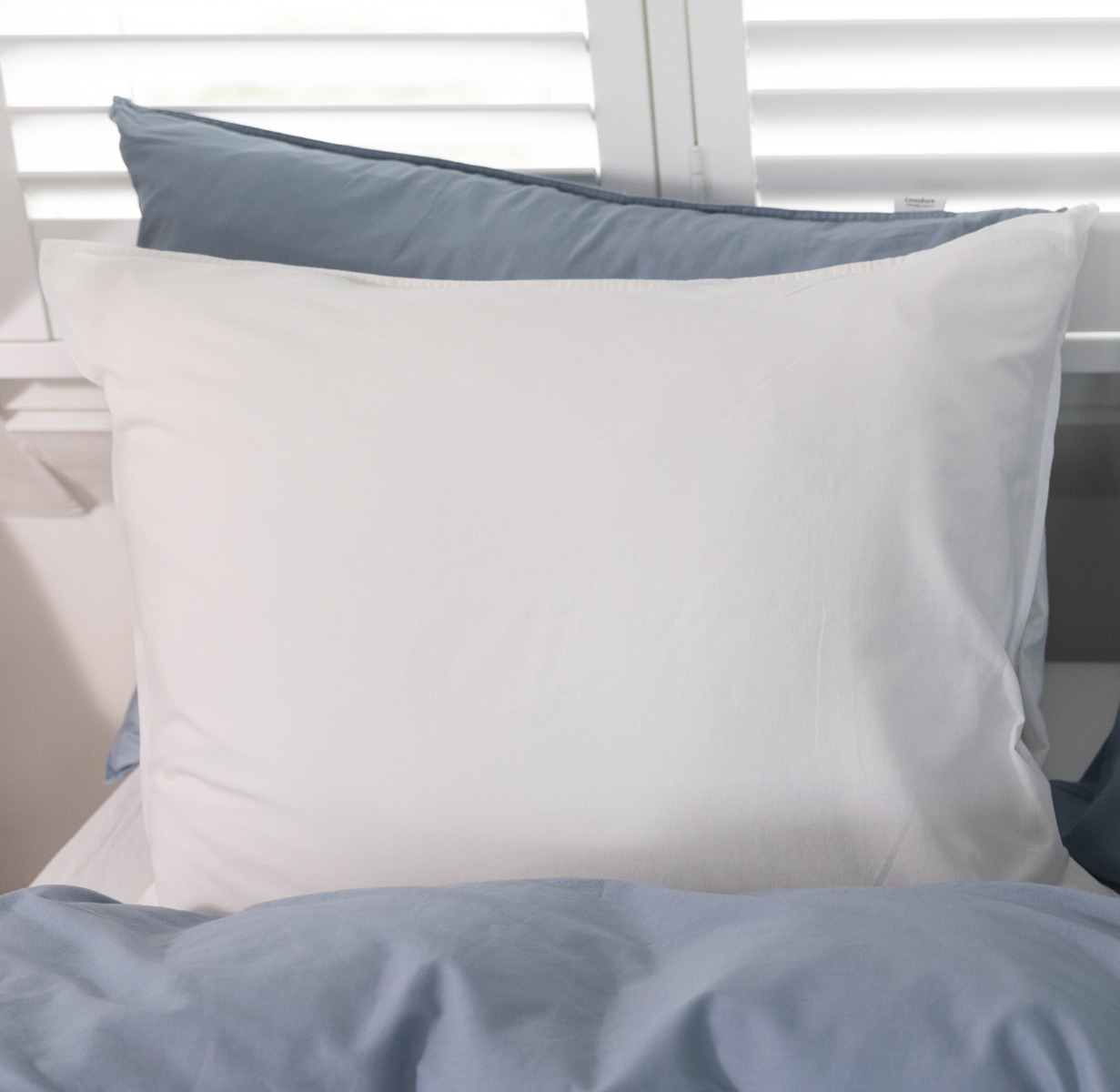 Linolux Kussensloop Washed Cotton White 60x70