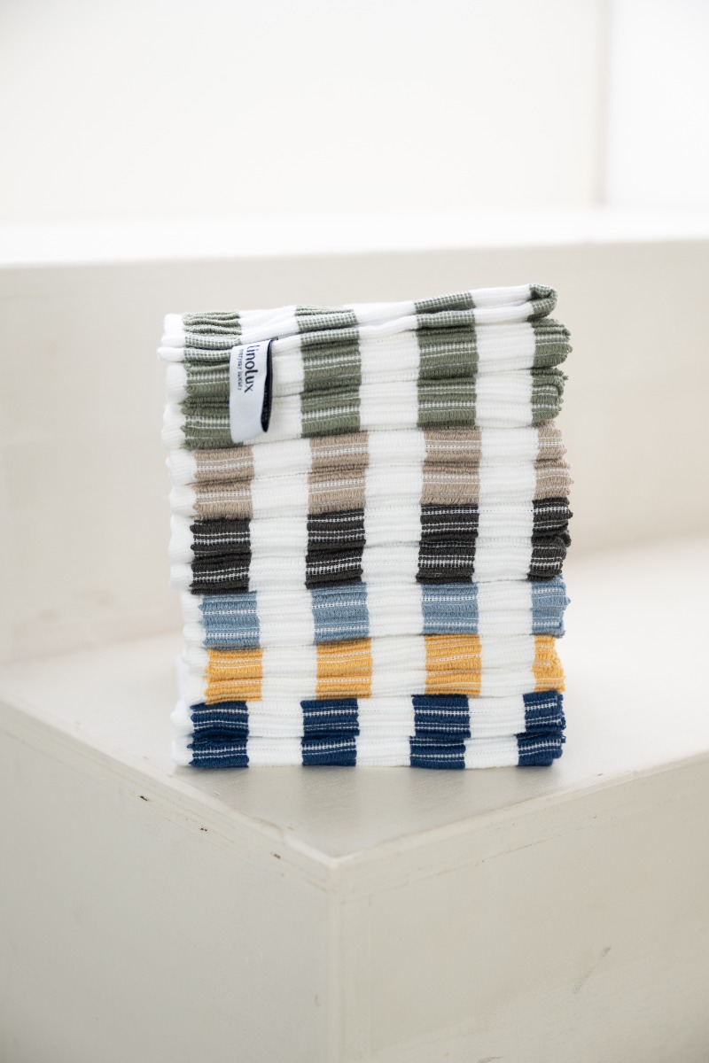Linolux Vaatdoek White/Denim