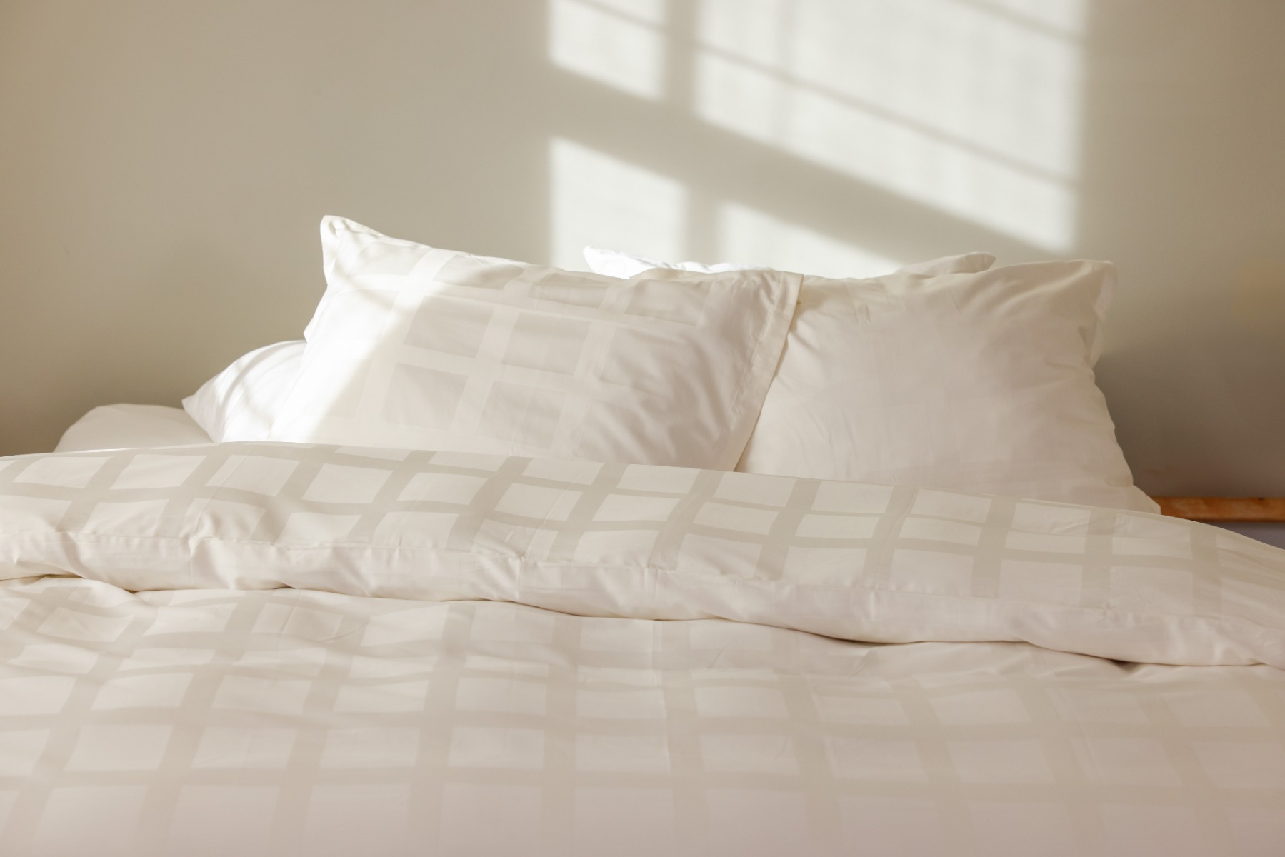 Linolux Dekbedovertrek Quadrant Offwhite