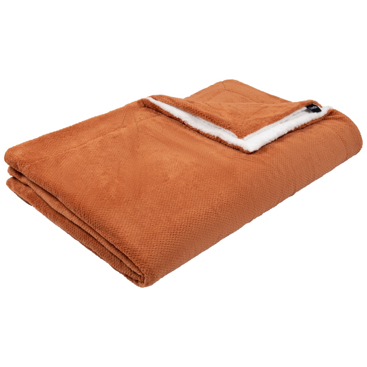 Livello Fleece Plaid Calvin Caramel 150x250