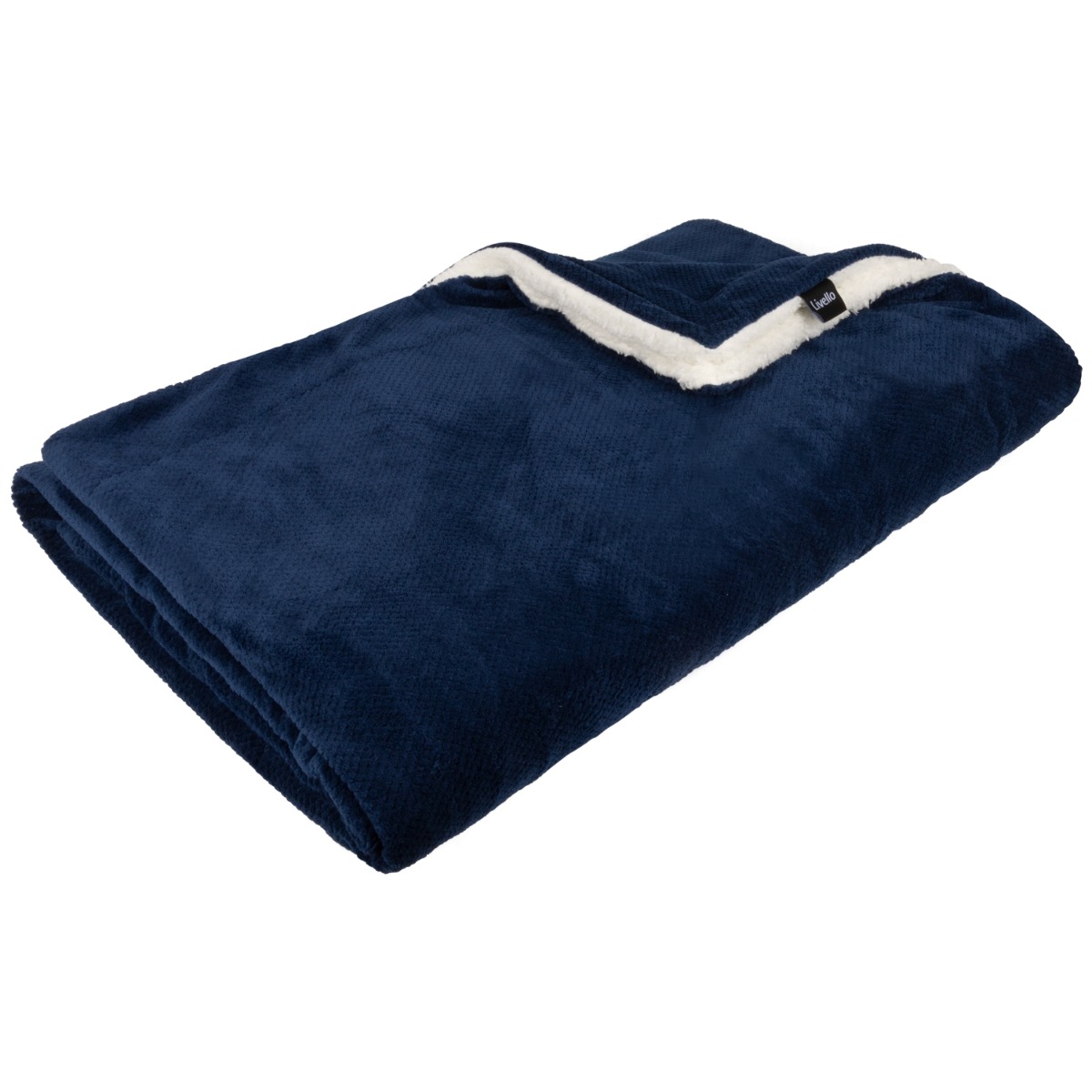 Livello Fleece Plaid Calvin Dark Blue 150x250