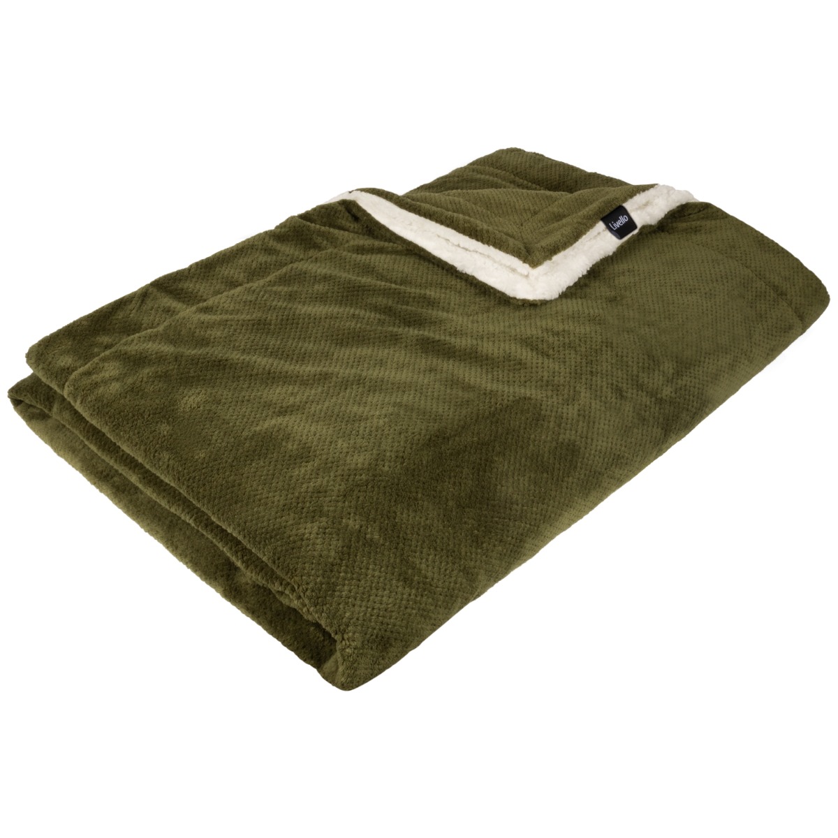 Livello Fleece Plaid Calvin Olive