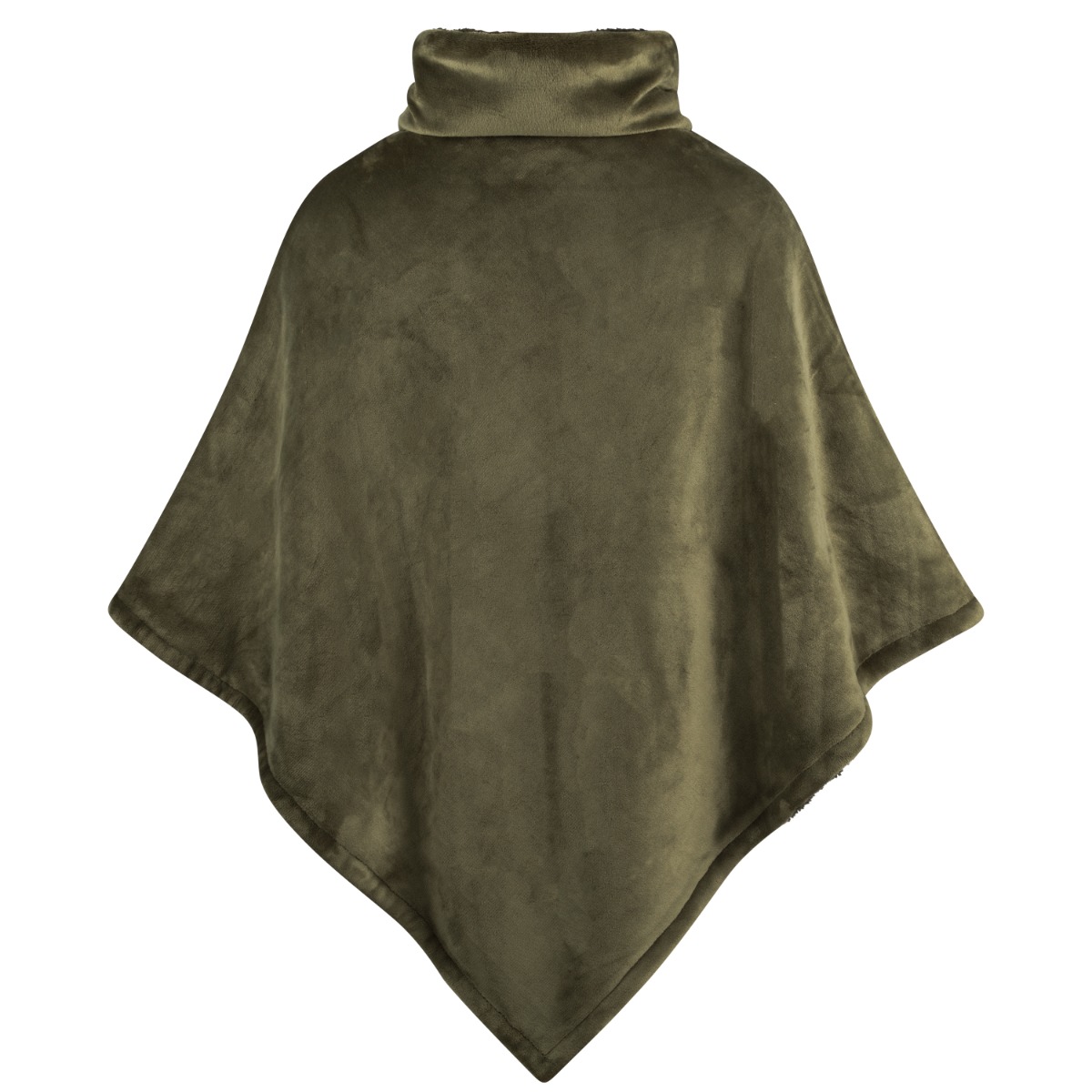 Livello Fleece Poncho Neva Moss